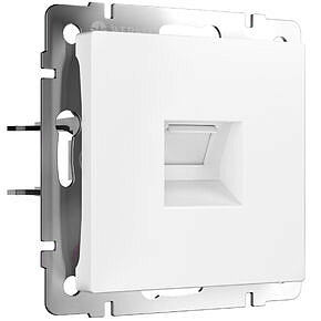 Розетка Ethernet RJ-45 cat. 6A Werkel W5120001 Белый матовый