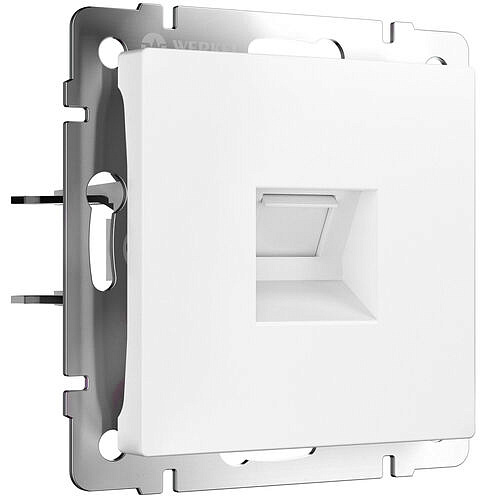Розетка Ethernet RJ-45 cat. 6A Werkel W5120001 Белый матовый