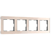 Рамка Acrylic на 4 поста Werkel W0042743 Айвори