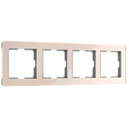Рамка Acrylic на 4 поста Werkel W0042743 Айвори