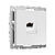 Розетка Ethernet RJ-45 cat. 6A Werkel W5120001 Белый матовый