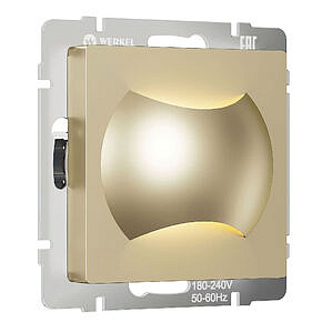 Встраиваемая LED подсветка Moon W1154511 Шампань глянцевый