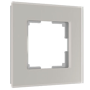 Рамка на 1 пост Senso Werkel W0013117 (Стекло матовое, дымчатый soft-touch)