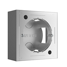 Коробка для накладного монтажа W8000006 серебро