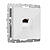 Розетка Ethernet RJ-45 cat. 6A Werkel W5120101 Белый глянцевый