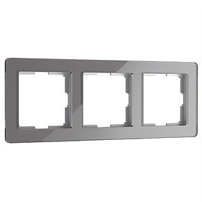 Рамка Acrylic на 3 поста Werkel W0032704 Графит