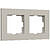 Рамка Slab на 2 поста Werkel W0022917 Дымчатый матовый