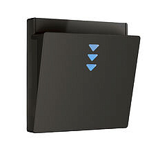 Накладка для электронного карточного выключателя Werkel W1163108 Черный матовый