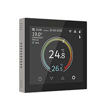 Сенсорный терморегулятор с LCD дисплеем с функцией WI-FI Werkel W1851104 Дымчатый