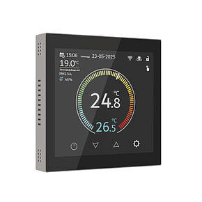 Сенсорный терморегулятор с LCD дисплеем с функцией WI-FI Werkel W1851104 Дымчатый