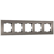 Рамка Slab на 5 постов Werkel W0052963 Бронза матовый