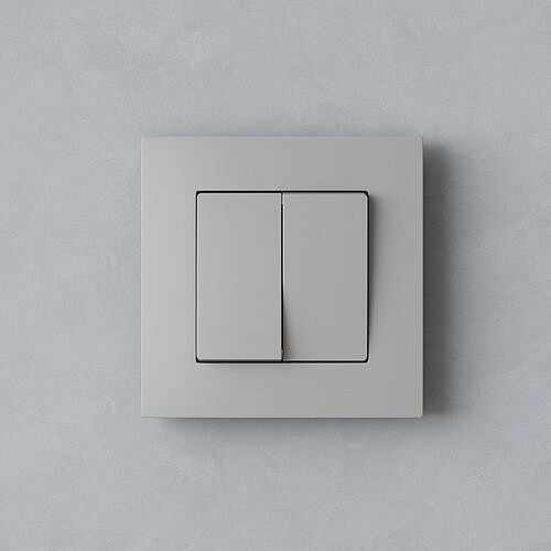 Рамка Slab на 1 пост Werkel W0012917 Дымчатый матовый