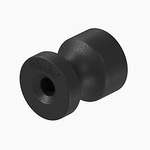 Изоляторы 100 шт. Werkel W6433408 Черный кость матовый Vintage (Без винта)