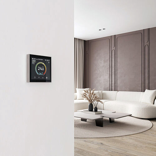 Сенсорный терморегулятор с LCD дисплеем с функцией WI-FI Werkel W1851104 Дымчатый