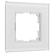 Рамка на 1 пост Senso Werkel W0013117 (Стекло матовое, белый soft-touch)