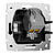 Розетка Ethernet RJ-45 cat. 6A Werkel W5120108 Черный матовый