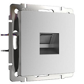 Розетка Ethernet RJ-45 Werkel W1181065 Серебряный матовый