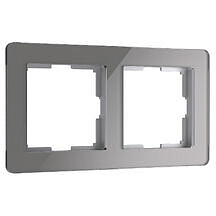 Рамка Acrylic на 2 поста Werkel W0022704 Графит