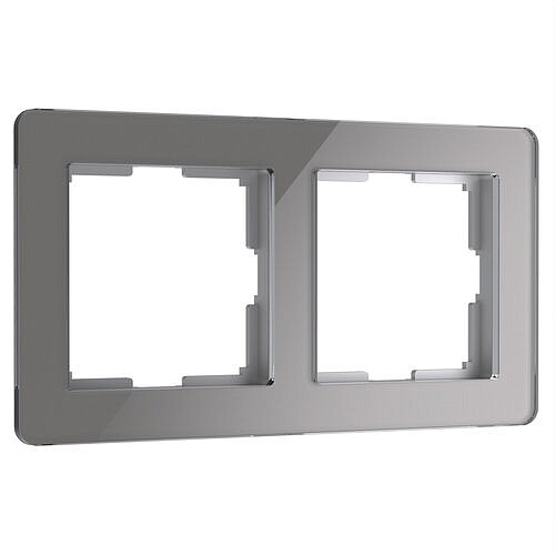 Рамка Acrylic на 2 поста Werkel W0022704 Графит