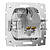 Розетка Ethernet RJ-45 cat. 6A Werkel W5120101 Белый глянцевый