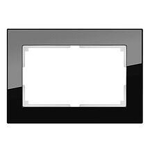 Рамка для двойной розетки Werkel W0081108 черная