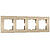 Рамка Slab на 4 поста Werkel W0042911 Шампань матовый
