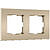 Рамка Slab на 2 поста Werkel W0022911 Шампань матовый