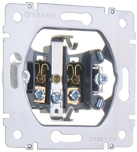 Розетка с заземлением Werkel W1271004 Дымчатый матовый