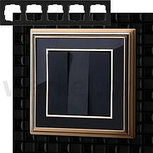 Рамка Palacio на 5 пост Werkel WL17-Frame-05 Золото / черный