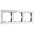 Рамка Acrylic на 3 поста Werkel W0032701 Белый