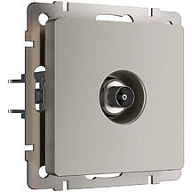 ТВ-розетка оконечная Werkel W1283004 Дымчатый матовый