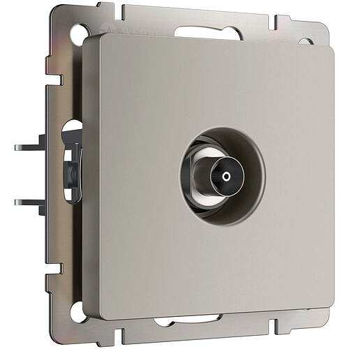 ТВ-розетка оконечная Werkel W1283004 Дымчатый матовый