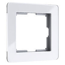 Рамка Acrylic на 1 пост Werkel W0012701 Белый