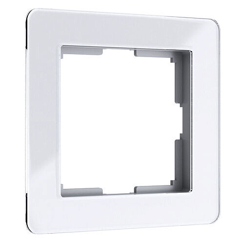 Рамка Acrylic на 1 пост Werkel W0012701 Белый