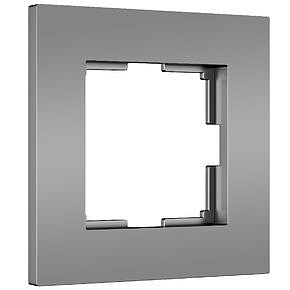 Рамка Slab на 1 пост Werkel W0012965 Серебро матовый