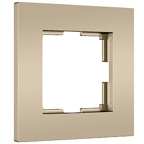 Рамка Slab на 1 пост Werkel W0012911 Шампань матовый