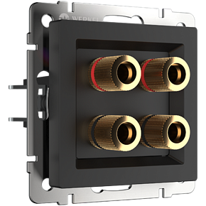 Акустическая розетка Werkel W1185008 Черный матовый