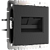 Розетка двойная Ethernet RJ-45 Werkel W1182208 Черная матовая